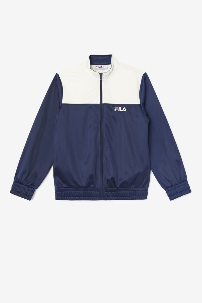 Fila Jacket Womens Navy Mckenna Track - Ireland 39825-NWJO